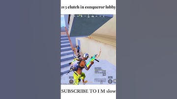 1v3 clutch in conqueror lobby #bgmi #pubgmobile #youtubeshorts #shortvideo #shorts #conqueror