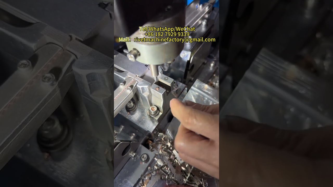 Silver Contact Riveting Press for Electrical Relays and Switch Contacts in Mexico