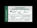 Quality Acronym of the Day- Certificate of Analysis. Used to identify Counterfeit/Incorrect goods.