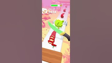 failed slice it all game! very satisfying and relaxing ASMR slicing video 78