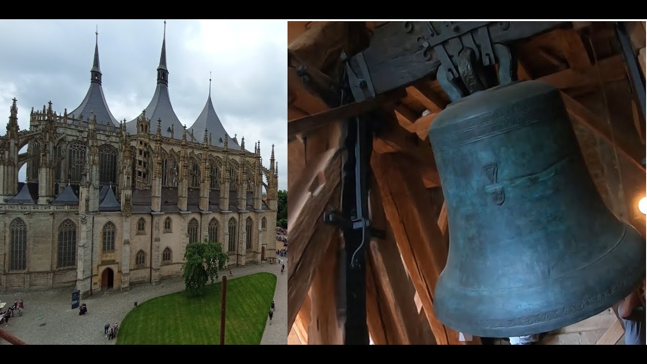 Kutná Hora (CZ) chrám svaté Barbory/church st. Barbara - zvony / bells ...
