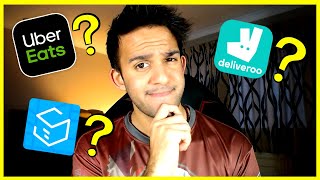 Uber Eats vs Deliveroo vs Stuart l Which is the BEST delivery app?