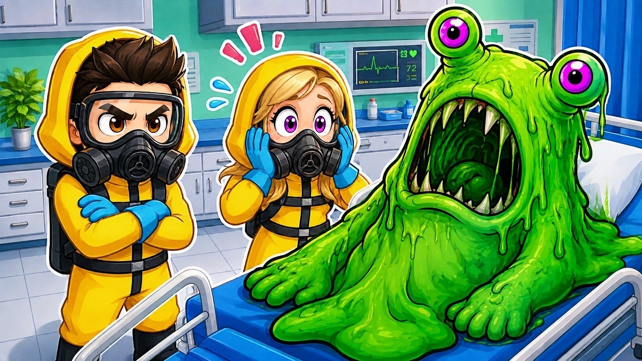 Survivre à La NOUVELLE ANOMALIE SLIMEBERT Dans l'Hôpital pour Animaux (Nouvelle Mise A Jour Hazmat)