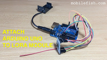 Create a LoRa node, part 5: Attach Arduino Uno to the LoRa module