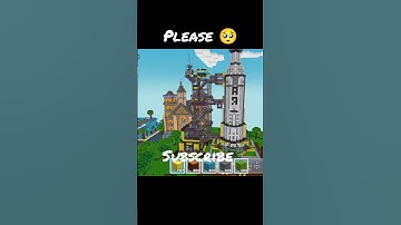 Minecraft: Space Shuttle built with: @TomOnMars |Timelapse | Tutorial |#builds #shorts #minecraft