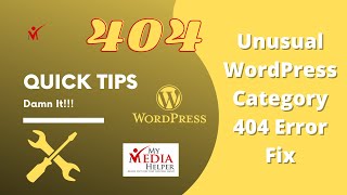 Celebrity How To Fix WordPress Error 404 Permalink(s) Category Links Tutorial Net Worth