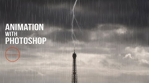 Tour Eiffel-Rainbow | Photoshop Animation