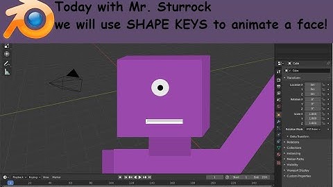 Blender Animations 4 - Animating with Shape Keys