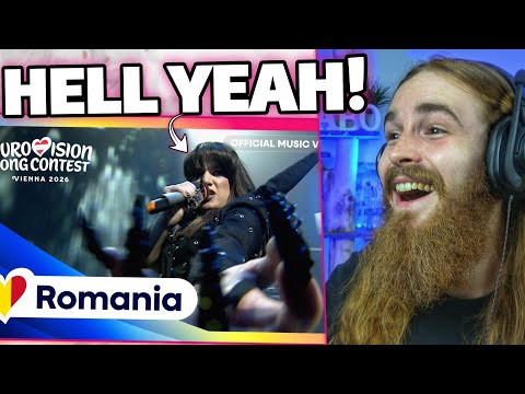 RUMÄNIEN🇷🇴Alexandra Căpitănescu - Choke Me😱ESC 2026 Reaction🤘🏻Mischung Nightwish/Within Temptation