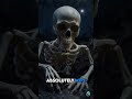 Undead skeleton rising from his grave to destroy the human race.