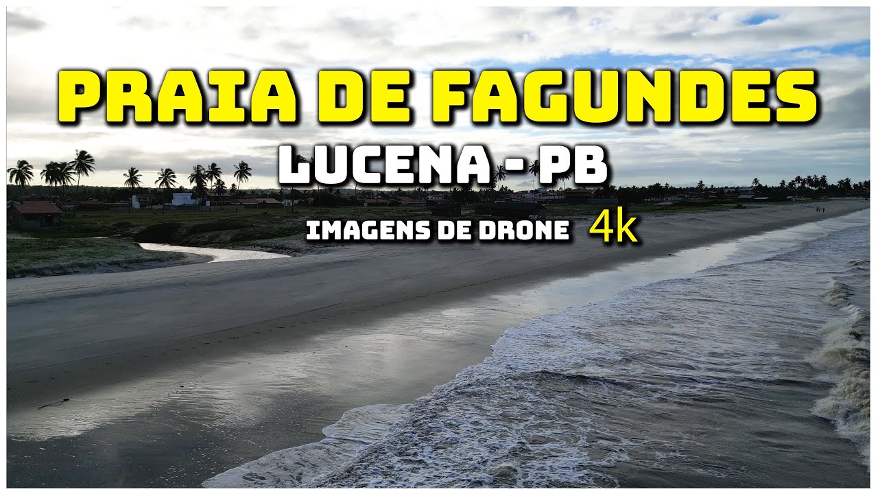 PRAIA DE FAGUNDES - LUCENA PB | IMAGENS DE DRONE GRATIS