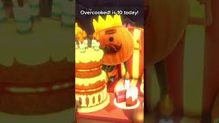 Overcooked! is 10 today! 🥳 Thank you to all our Chefs 🧑‍🍳 #Overcooked2 #Overcookedgame #Gaming @Team17Ltd