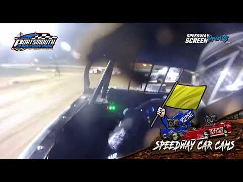 #4 Austin Hyatt - UMP Modified - 9-5-26 Portsmouth Raceway Park - In-Car Camera - dirt track racing video