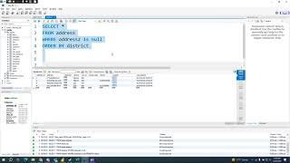 WHERE IS NULL, ORDER BY, LIMIT
