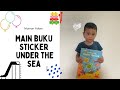 Mainan Buku Edukasi anak Sticker Under the Sea Mengenalkan Ikan di Laut