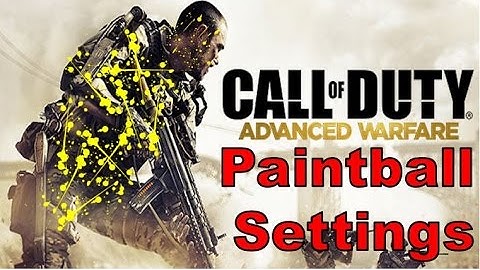 "Paintball Settings" in Call of Duty: Advanced Warfare