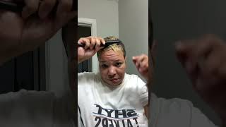 Short Relax Hair/Pixie Cut Maintanence: Partial Relaxer and Mold #shorthair #relaxedhair #pixiecut