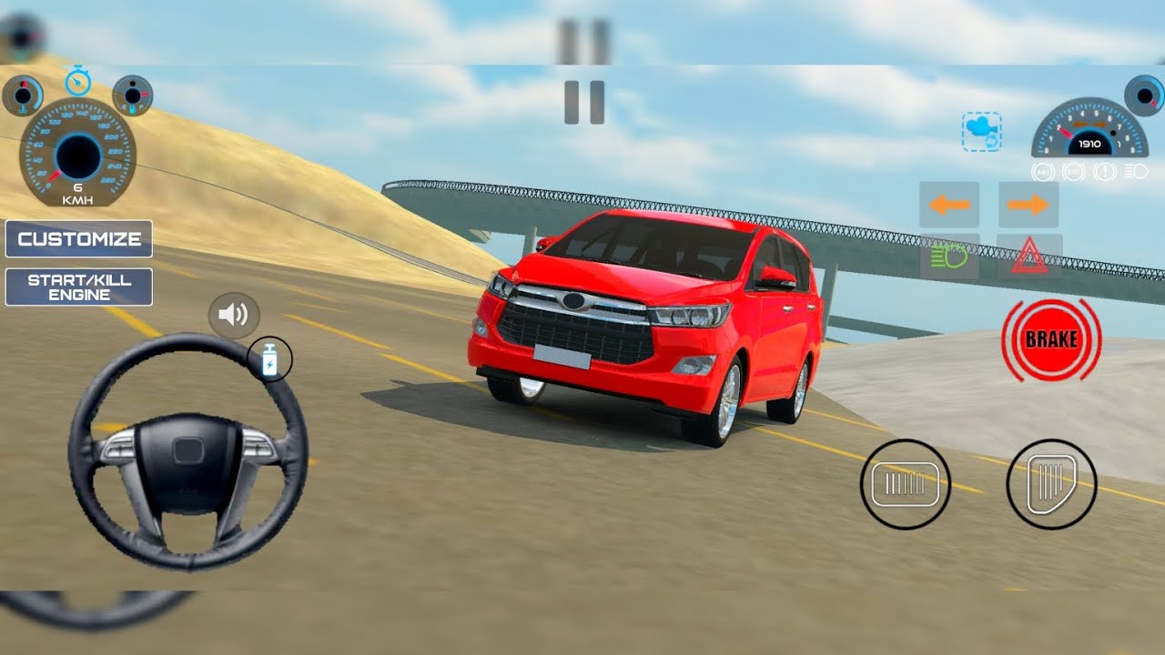 Driving Innova DRIVING INNOVA IN HIGHWAYS || BEST VILLAGE CAR DRIVING GAMEPLAY || CAR ...