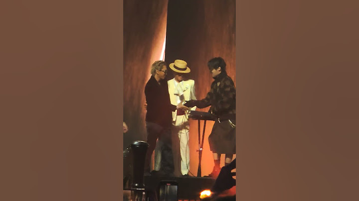 지디 태양 제이홉 파리 자선 공연  마지막 인사 #지디 #지드래곤 #태양 #제이홉 #gd #gdragon #taeyang #jhope #kpop