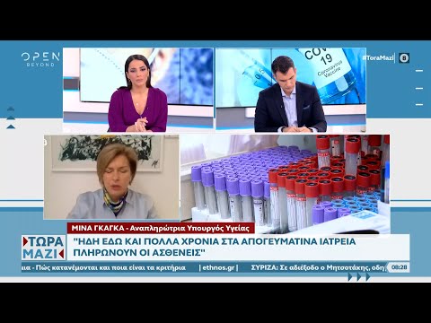 Η Μίνα Γκάγκα για τα απογευματινά ιατρεία στα δημόσια νοσοκομεία