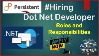 Persistent System Hiring Dot Net Developer 4 to 5 Year&#39;s Experience - How to Apply Roles and Skills