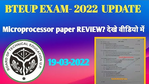 microprocessor paper review//dharam sir//bteup Latest updates//bteup exam-2022//most Imp questions