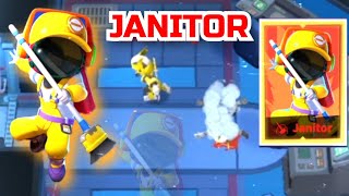 Janitor Super Sus Gameplay - Itinapon ko sa Spaceship ang kasama ko screenshot 4