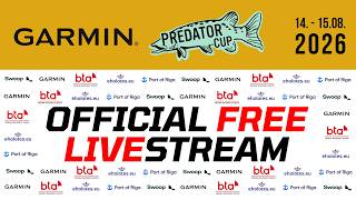 GARMIN PREDATOR CUP 2026 LIVE Day 1 - August 14 Riga Latvia
