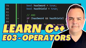 Learn C++ from Scratch | Operators Explained | Tutorial Part 3