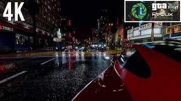 GTA V: Redux Mod 4K Showcase - GTX 1070
