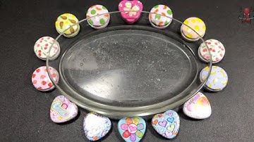 Mixing Random Things Into Clear Slime | Relaxing Slime video