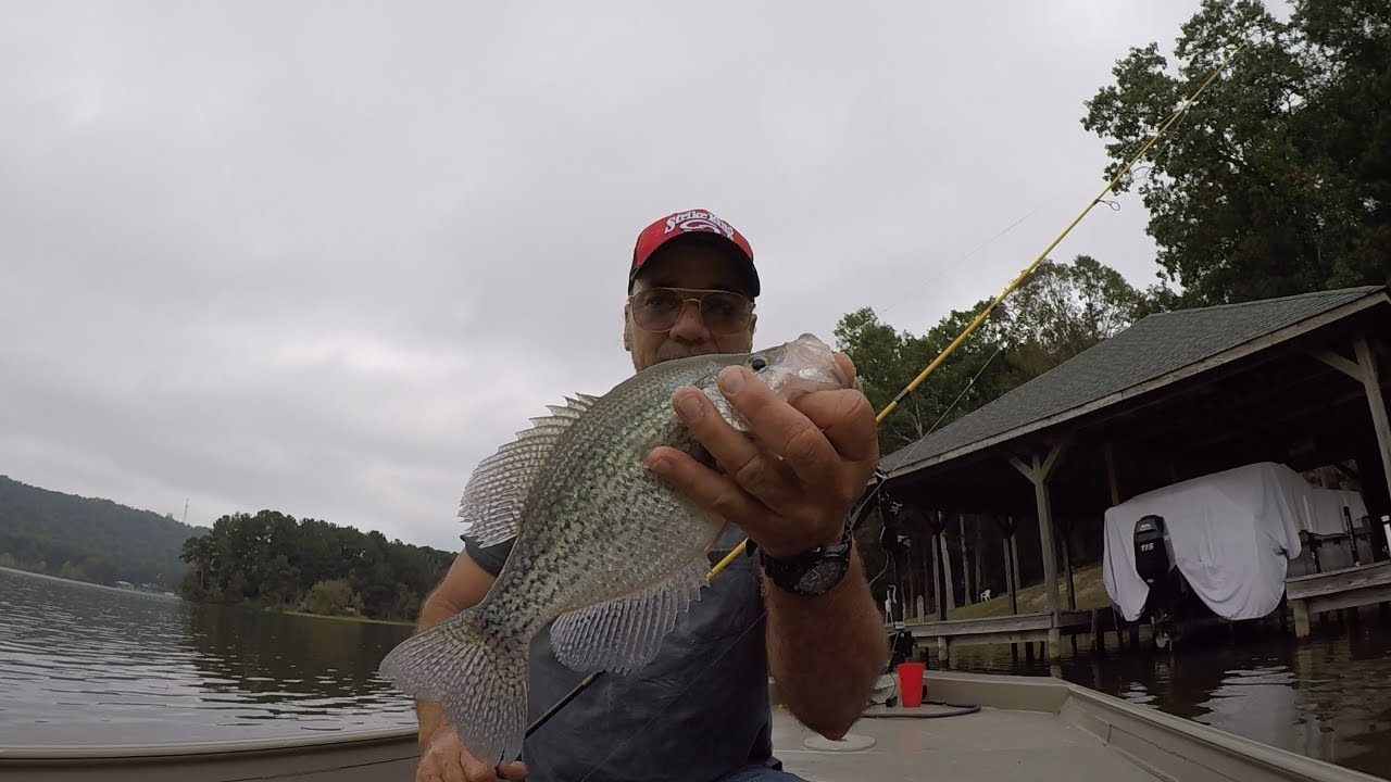 Crappie Fishing Under Docks - YouTube