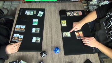 FNM 11-28-14 Casual Game of Modern Between Rounds Ninja John (Merfolk) vs Dan (Naya Zoo)