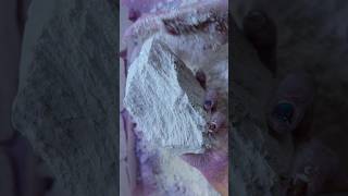 Layered clumped chalk blocks #crunchycrumbles #oddlysatisfying