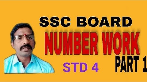 number work , STD 4 , maths subject