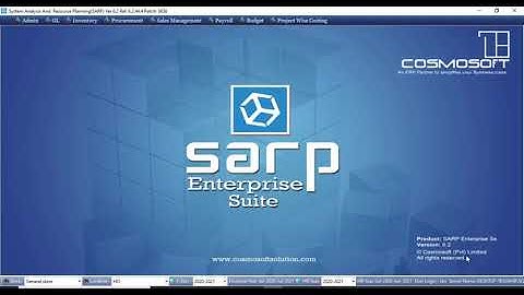 SARP Biometric Attendance & Payroll Management Software Module- Bio Attendance & Payroll Part 02