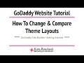How to Compare Theme Layouts in My GoDaddy Website Builder