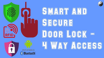 [DIY Mini Project] Secure Door Lock using RFID, PassCode, Android App and Fingerprint