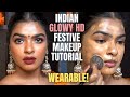 Glowy INDIAN FESTIVE Makeup Tutorial | पटाका Desi Glam / DIWALI Makeup LOOK | Shalini Mandal