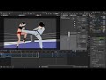 【Blender Making】Girls Fight 3 part2【NO VOICE & NO REACTION】