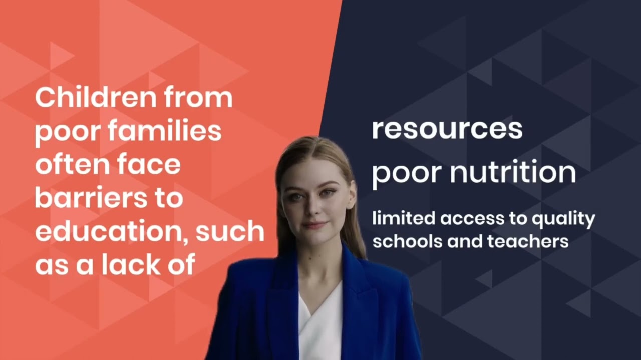 Impact of poverty on Education system.