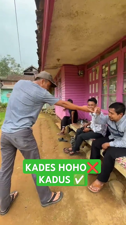 Aksi dan Gaya Ciri khas Kades Hoho yang viral #viralvideo #kadesviral