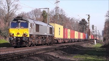 Class 66 the heavy Co-Co diesel locomotive Built by EMD for the European heavy  freight market