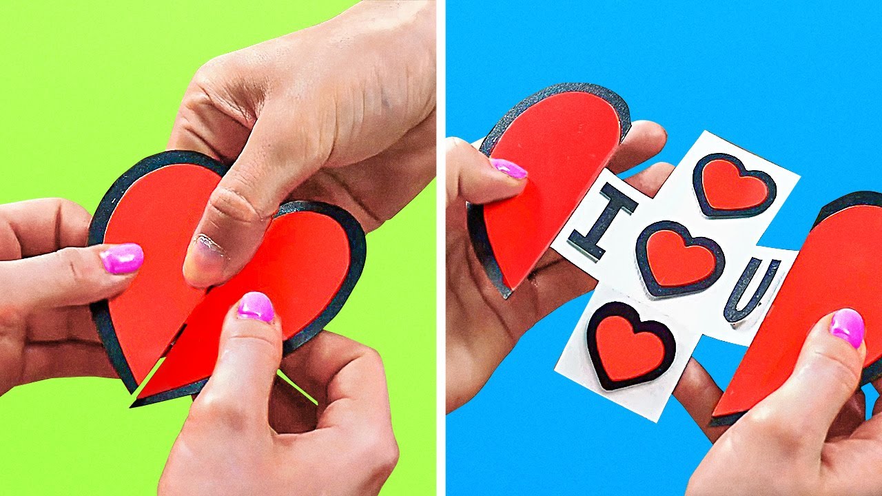 24 DIY CARDS - CUTE YET CHEAP GIFTS FOR A VALENTINE'S DAY