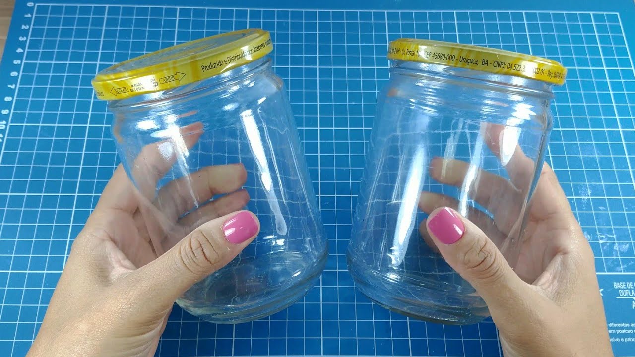 4 IDÉIAS INCRÍVEIS COM POTES DE VIDRO 💖
