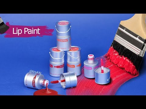 Swatch + Review son The Saem Lip Paint - Son kem thùng sơn siêu xinh | Tiny Loly
