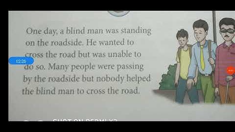 Class#2 Moral -Science Chapter#3 Be Helpful