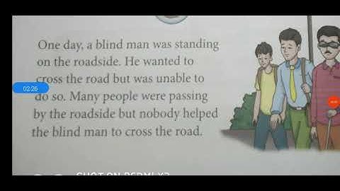 Class#2 Moral -Science Chapter#3 Be Helpful