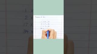 Factors of 34 #shorts