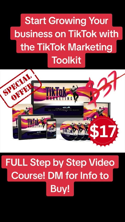 Grow your Business on TikTok with this Amazing Full Video Course!https://rb.gy/d4oah8